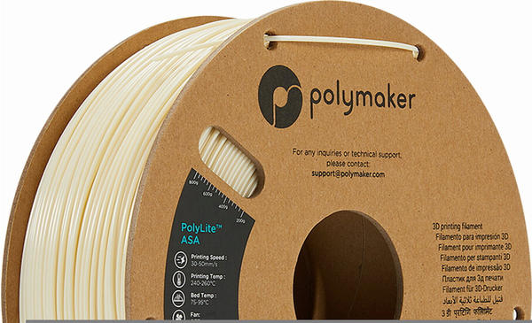 Polymaker PolyLite ASA Filament Natural 2.85mm 3000g