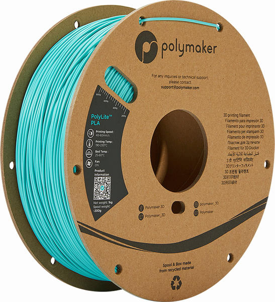 Polymaker PolyLite PLA Türkis - 1,75 mm