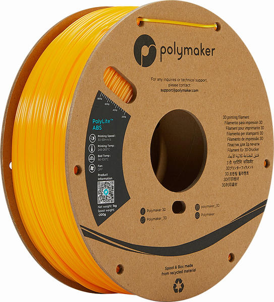 Polymaker PolyLite ABS Gelb - 1,75 mm