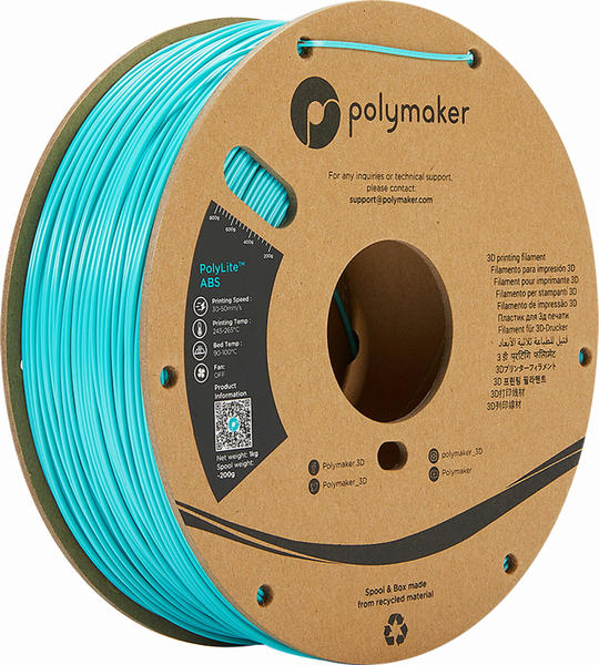 Polymaker PolyLite ABS Türkis - 1,75 mm