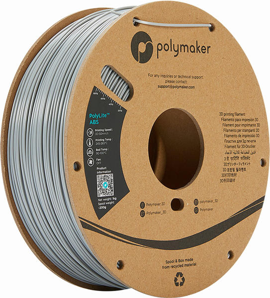 Polymaker PolyLite ABS Grau - 1,75 mm