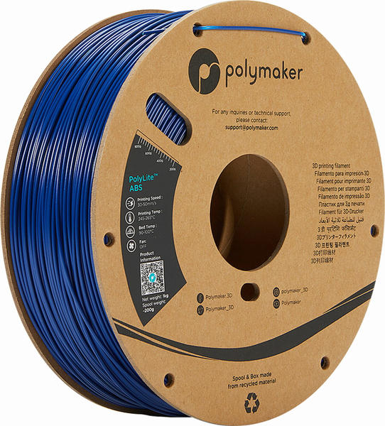 Polymaker PolyLite ABS Blau - 1,75 mm