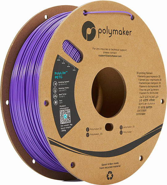 Polymaker PolyLite PETG Violett - 1,75 mm
