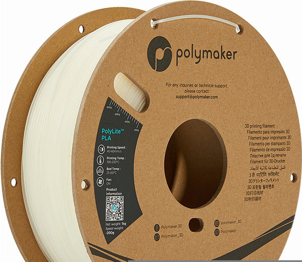 Polymaker PolyLite PLA Natur - 2,85 mm