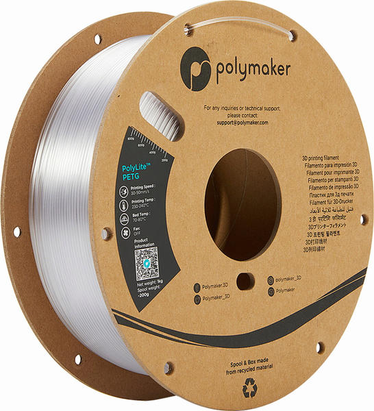 Polymaker PolyLite PETG Transparent - 1,75 mm