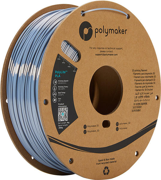 Polymaker PolyLite Silk PLA Silver - 1,75 mm