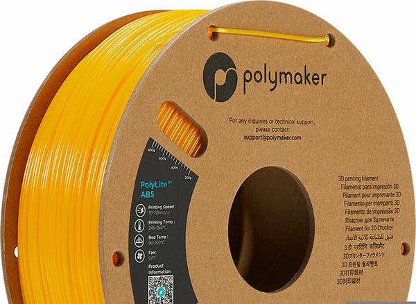 Polymaker PolyLite ABS Gelb - 2,85 mm