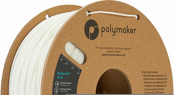 Polymaker PolyLite PLA Weiß - 2,85 mm / 1000 g