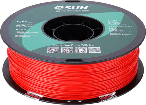 eSun3D PLA+ Red - 1,75 mm / 1000 g