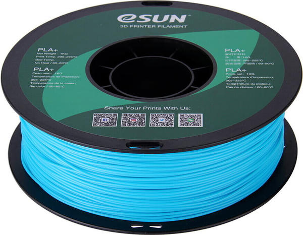 eSun3D PLA+ Light Blue - 1,75 mm / 1000 g