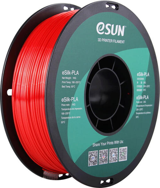 eSun3D eSilk-PLA Red - 1,75 mm / 1000 g