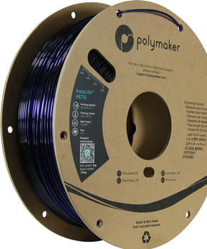 Polymaker PolyLite PETG Translucent Blue - 1,75 mm / 1000 g