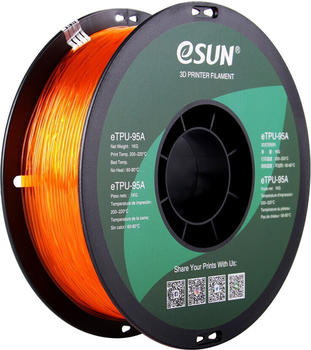 eSun3D eTPU-95A Transparent Orange 1,75mm 1000g