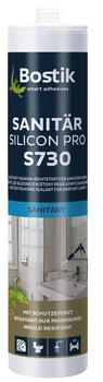 Bostik S730 Sanitär Silicon Pro 1K Silikon Dichtstoff 300ml Kartusche Pergamon