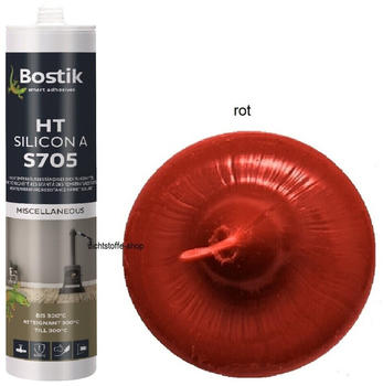 Bostik S705 HT Silicon A Hochtemperatur Silikon Dichtstoff 300ml Kartusche rot