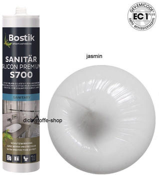 Bostik S700 Sanitärsilicon Premium 300ml Kartusche 1K Silikon Dichtstoff Jasmin