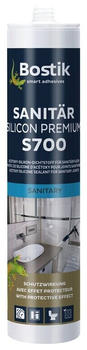 Bostik S700 Sanitärsilicon Premium 300ml Kartusche 1K Silikon Dichtstoff Anthrazit