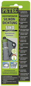 PETEC Hochtemperatur Silikondichtung SIKO 70 ml schwarz 97780