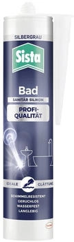 Sista Bad Sanitär Silikon Profi-Qualität 280ml silbergrau