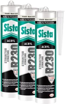 Sista Acryl R230 Struktur (3x300ml)