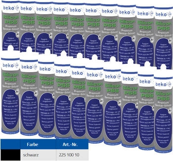 Beko Premium Sanitär Silicon PSS 310ml schwarz