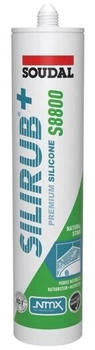 Soudal Silirub+ S8800 Natursteinsilikon weiss 300ml (120995)