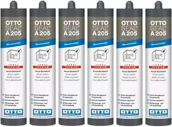 OTTO-CHEMIE Maleracryl OTTOSEAL A205 Premium-Acryl-Dichtstoff C01 (6x)