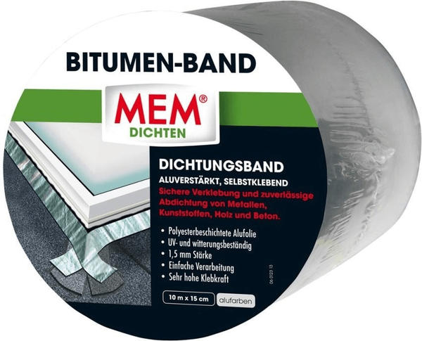MEM Bitumen-Band alu 10m x 15cm