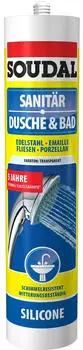 Soudal Dusche & Bad Silikon, weiß, 300 ml (118535)