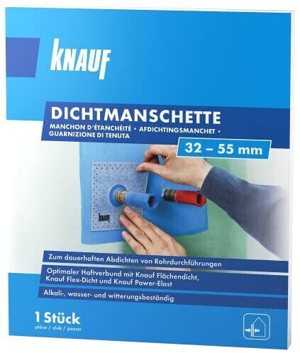 Knauf Insulation Dichtmanschetten 32-55 mm / 150 x 150 mm