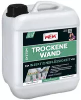 Mem - System Trockene Wand Injektionsfl&uuml;ssigkeit, 10 Ltr