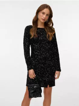 Vero Moda VMBella Kleid Regular Fit schwarz