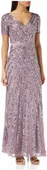 Maya Deluxe Sequin dress moody lilac