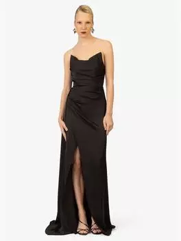 Kraimod Abendkleid hoher Beinschlitze schwarz