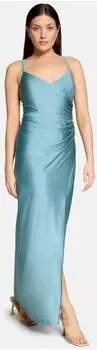 Suddenly Princess Abiballkleid aus Satin cyanblau