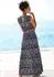 Vivance Dreams Abendkleid navy pink weiß