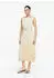 Comma Satinkleid mit Plissée-Rock (2179888) beige