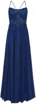 Vera Mont Abendkleid im Glitzer-Look (2574-4112) blue