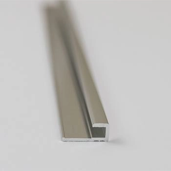 Breuer Abschlussprofil für Rückwandplatten eckig alu chromeffekt 2550 mm