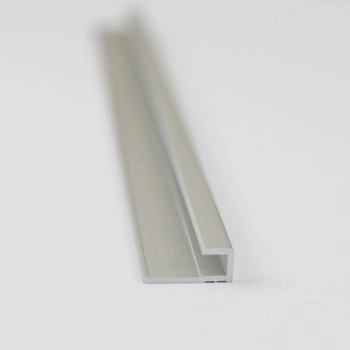 Breuer Abschlussprofil für Rückwandplatten eckig alu silber matt 2550 mm