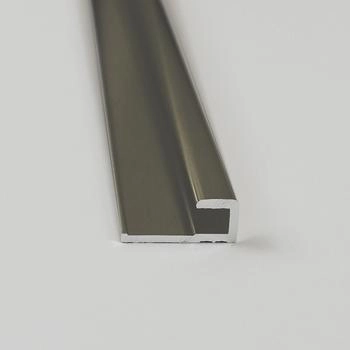 Breuer Abschlussprofil für Rückwandplatten eckig mokka 2100 mm