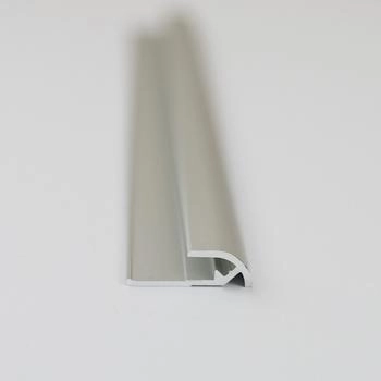 Breuer Abschlussprofil für Rückwandplatten rund alu silber matt 2550 mm