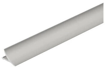 Dural Anschlussprofil T-Cove Aluminium silber 250 cm Höhe 12 mm