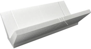 Decosa DECOSA Gehrungslade EPS für Zierleisten weiß 22,4 x 12 x 41 cm