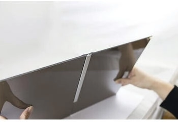 Breuer Rückwand Verbindungsprofil für Decodesign silber Länge 255 cm