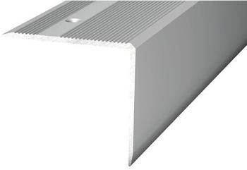Prinz Treppenkantenprofil Alu silber gelocht 45 x 40 x 1000 mm
