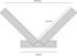Decosa DECOSA Gehrungslade MDF holz 20,3 x 11 x 51 cm