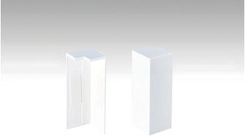 Meister Außenecken Fußleiste Profil 9PK/19PK selbstklebend Weiß (800033-02-02001)