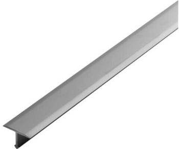 Dural T-Floor Verbindungsprofil aus Aluminium titan (14 mm, 250 cm) T-Form (F002989)