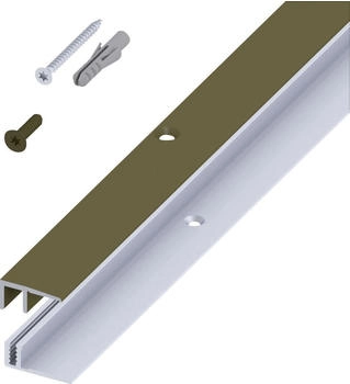 Alfer Abschluss- + Träger- 1 m, 21 x 10.5 x 715 mm Alu eloxiert bronze